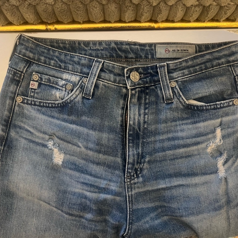 Adriano Goldschmied Ag The Sophia Vintage High Waist Size 27R EUC